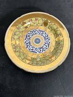 Top view of entire plate showing overall design and size