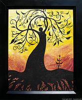 Full framed painting front view