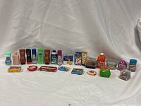 All 25 miniatures arranged on white background