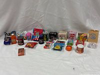 Full group of 25 Mini Brands items lined up