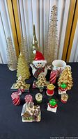 Group shot of all 17 Christmas décor items
