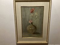 Framed oil painting showing entire artwork and frame