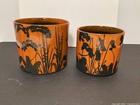 Both planters side by side showing exterior design