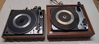 Both Dual turntables side by side