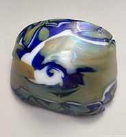 Side view displaying exterior color blend and polished surface