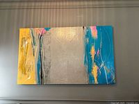 Front view of entire painting showing full composition and colors