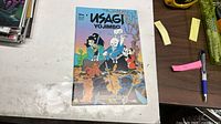 Front cover of Usagi Yojimbo No.1 comic on tabletop