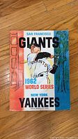 Front cover of 1962 World Series program