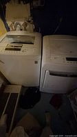Washer and dryer side by side