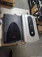 Top view of both scanners side-by-side