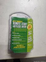 Back of sealed clamshell showing feature list and installation details