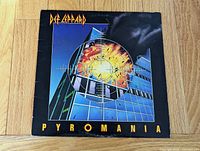 Front cover of Def Leppard Pyromania LP jacket