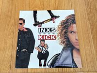 Front jacket of INXS Kick LP