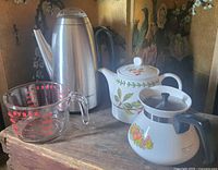 Group shot of all four kitchen items on wooden surface
