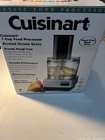 Front of box showing product image and specifications