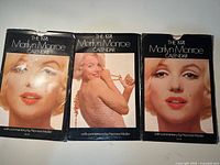 Three 1974 Marilyn Monroe calendars in original boxes