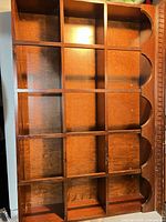 Front view showing all 15 cubbies and overall condition