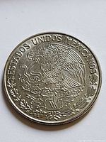 Obverse showing Mexican coat of arms details