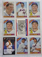 Fronts of nine cards in sleeve