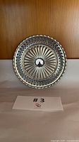 Full view of sterling silver dish front