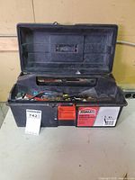 Closed Jobmate toolbox with lot tag visible