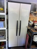 Closed cabinet showing exterior appearance