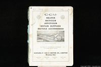 Title page showing CCM branding and product categories