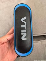 Front view showing VTIN logo and blue trim