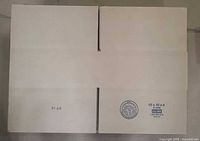 Stack of flat Uline S-4346 boxes showing exterior panel