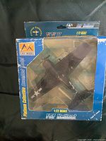 Front of Easy Model F6F Hellcat box showing aircraft through window