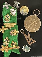 All items grouped on black background