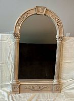 Arch-top mirror front view