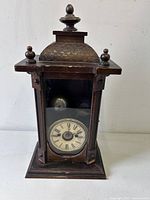Full view of mantle clock front
