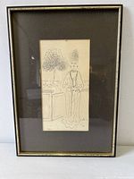 Full view of framed artwork