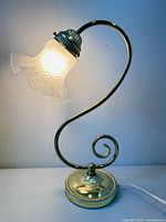 Full view of lamp illuminated