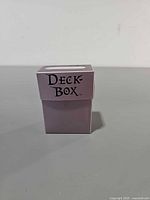 Closed purple Deck Box