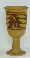 Side view of Robin Hopper stoneware goblet