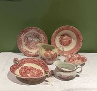 Group shot showing all five Mason’s Vista pieces