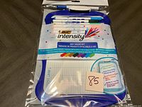 Front of sealed BIC Intensity dry erase kit package