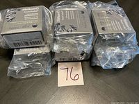 Stack of six sealed Pelikan Fount India 518 black drawing ink boxes