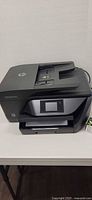 Angled front view of HP OfficeJet Pro 6968 printer