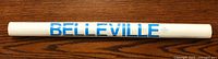 Full view of rolled poster showing BELLEVILLE lettering