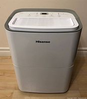Front view of Hisense dehumidifier