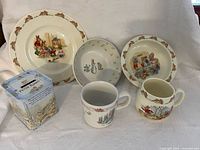 Group view of six items listed