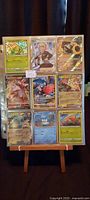 Full 9-pocket binder page showing all nine foil cards