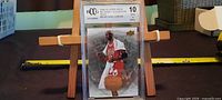 Front of graded 2003-04 Upper Deck Legacy Collection Gold Michael Jordan card showing BCCG 10 label