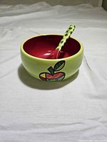 Bowl and spoon set full view