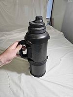 Full view of the 4L Manna Titan thermos showing handle and lid