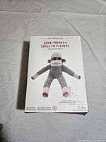 Front of Gertex DIY Sock Monkey kit box