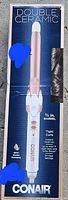Front of sealed Conair Double Ceramic curling iron box